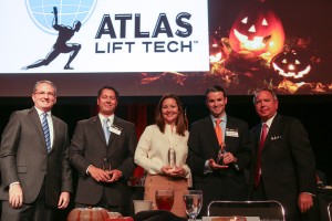 Dr. John Warner (l to r), Derrick Cuenca, Elizabeth Asturi, John Klitsch, III and W. Stephen Love